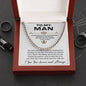 Cuban Link Chain For Husband (OREO + LUX BOX + LENGTH EXTENSION)