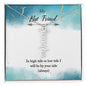 Vertical Name Necklace For Best Friend W/MC