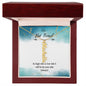 Vertical Name Necklace For Best Friend W/MC